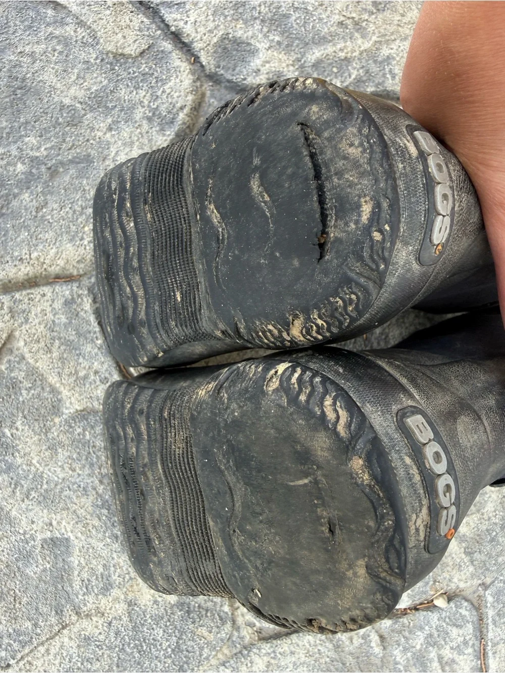 Bogs Kids Waterproof Black winter/Rain muck Boots